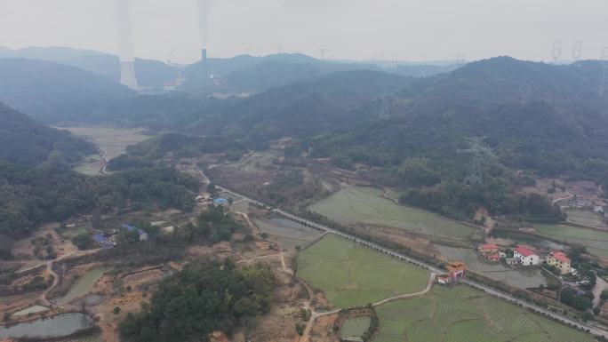 航拍长沙望城黑麋峰