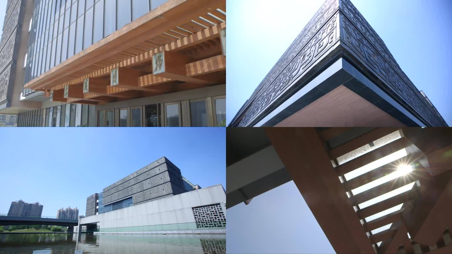 安徽博物院外观建筑外景拍摄空境B013