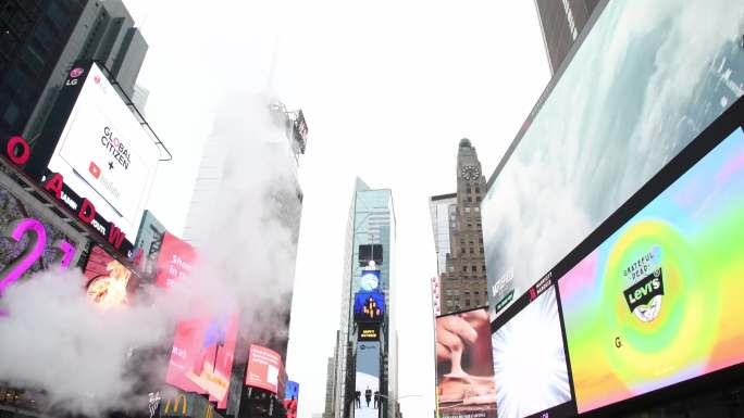 纽约时代广场_4K高清视频素材合集