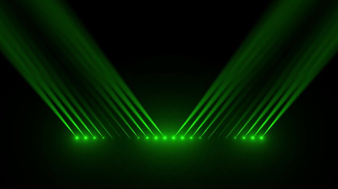 6K绿色动感舞台射灯摇摆探照灯光左右对称