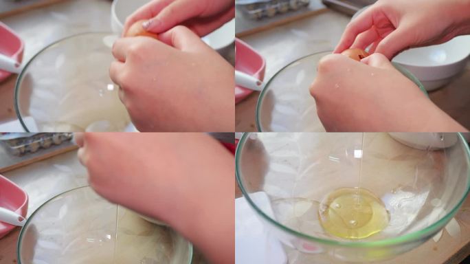 打蛋器磕鸡蛋打鸡蛋做糕点