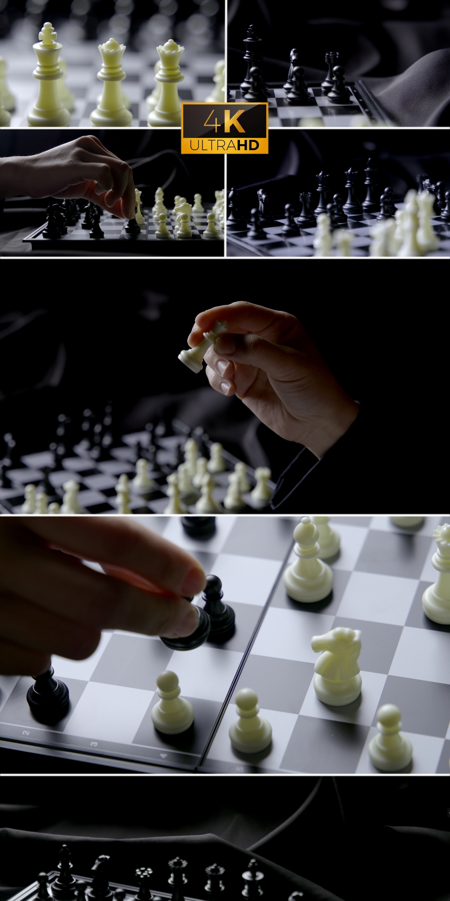 4K商务国际象棋博弈视频片头