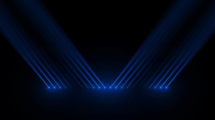 6K蓝色动感舞台射灯摇摆探照灯光左右对称