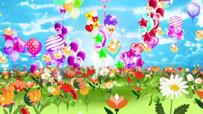 春暖花开 气球飞扬