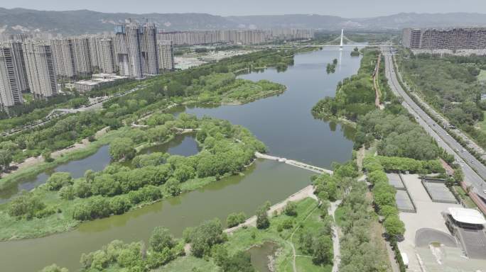 【大疆御3】太原汾河景区