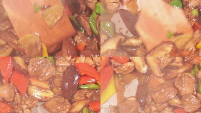 香菇滑鸡鸡腿肉家常菜美食制作