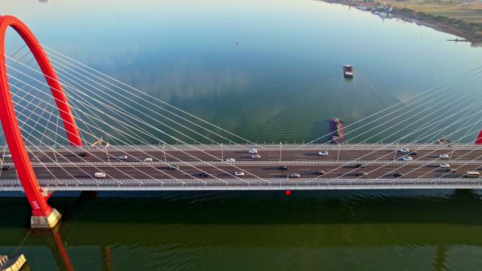 杭州之江大桥航拍