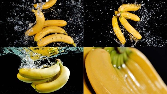 水果香蕉创意拍摄