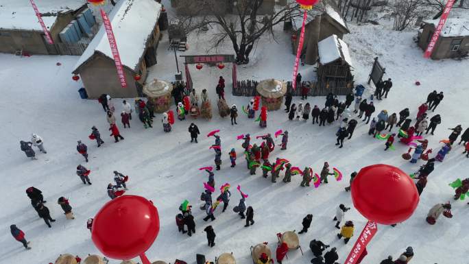 吉林雪地秧歌