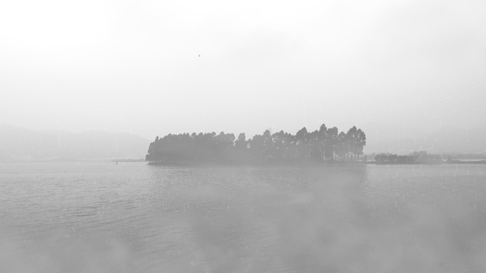 5.8K 高画质 水墨烟雨 中国水墨风