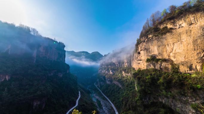 秦巴山延时