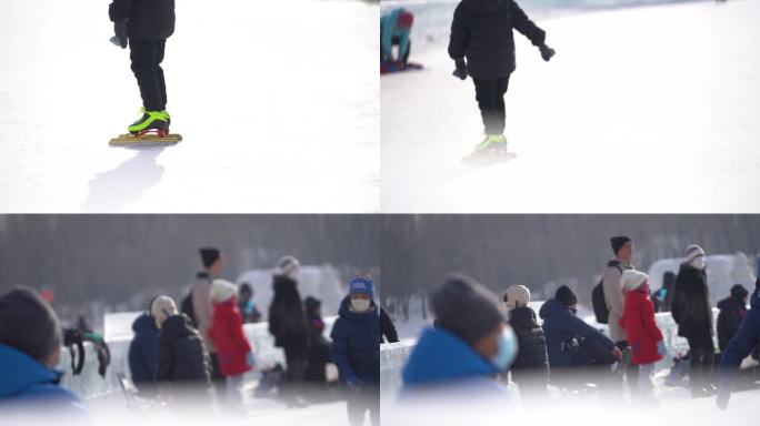 冬季滑冰