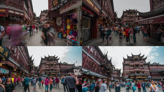 上海城隍庙移动延时摄影