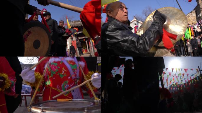 8条4k乡村锣鼓钵姚家峧社火原背景音