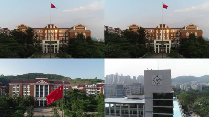 深圳职业技术学院航拍 深圳大学 大学城