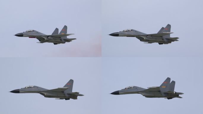 4K超稳：2022空军开放日歼11战斗机