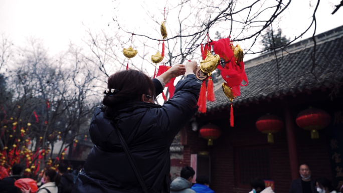 4条【高清升格】香火高香寺院祈福素材