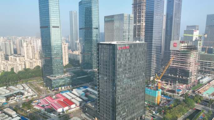 中国中铁集团大厦航拍4K