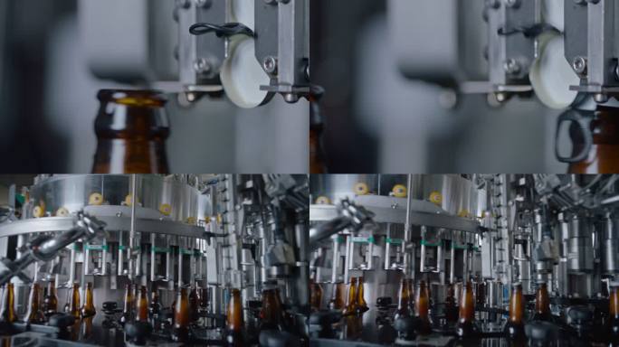 啤酒厂啤酒灌装生产线 啤酒瓶封盖