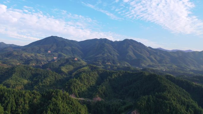 4K井冈山罗霄山脉航拍风景