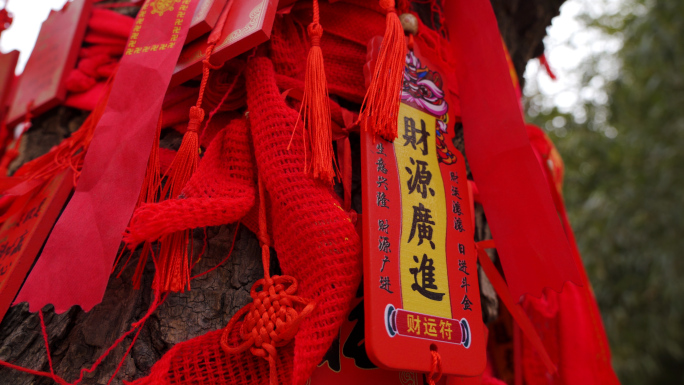 7条4K香火高香寺院祈福素材2