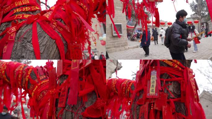 7条4K香火高香寺院祈福素材2