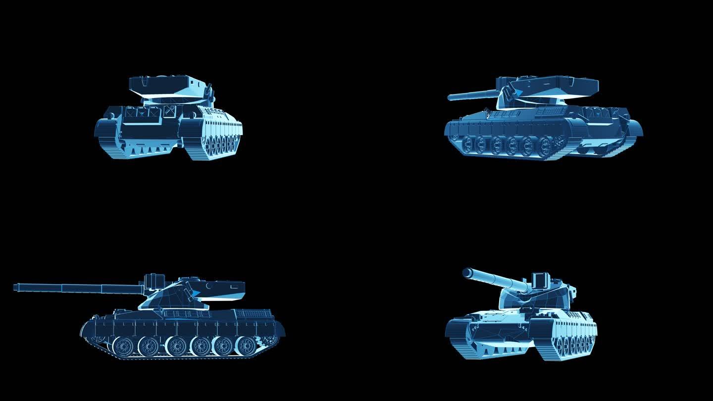 线框坦克02