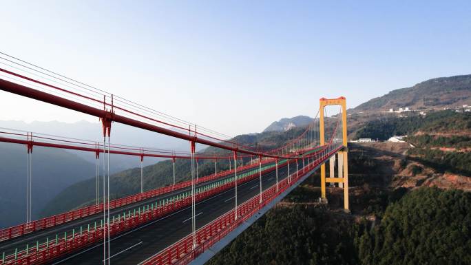 4K航拍 贵州普立大桥一镜到底