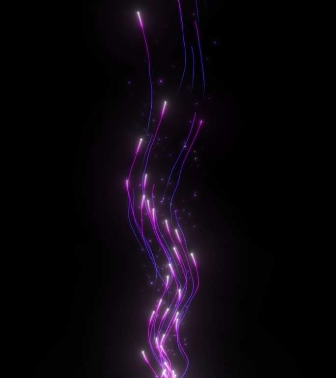 紫色梦幻粒子上升-带通道