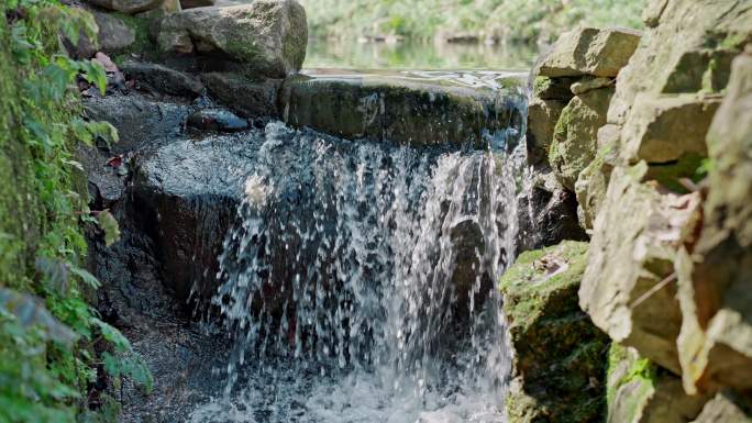 公园水景 山林水景