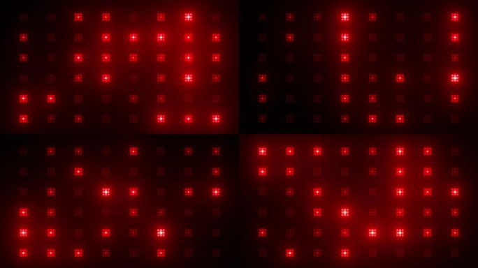 4K七彩晶格阵列灯光同步闪烁小