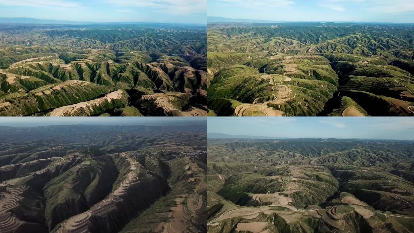 河曲丹霞地貌虎斑地貌山西