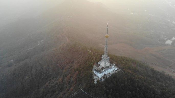 宣城敬亭山航拍 原素材