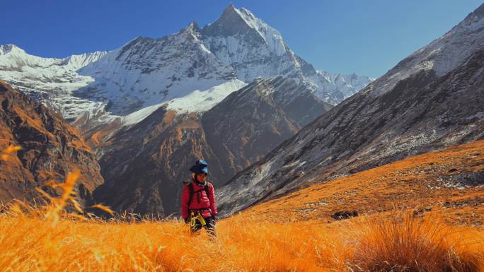 尼泊尔ABC安纳普尔纳大本营雪山徒步