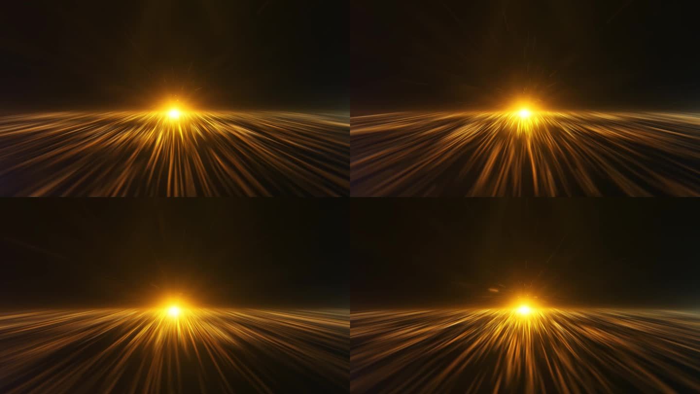 金色抽象粒子 20秒循环视频
