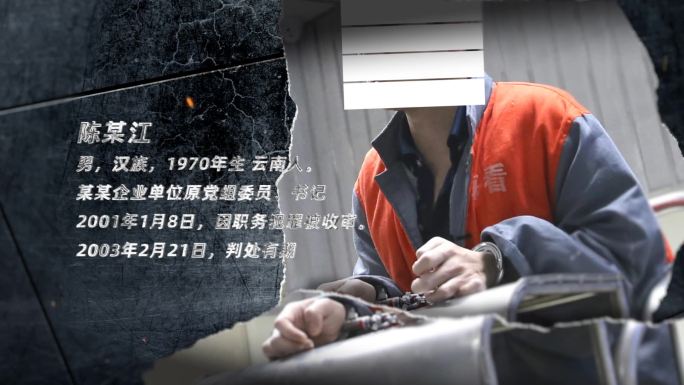 反腐 警示 纪委 嫌疑人介绍 C72