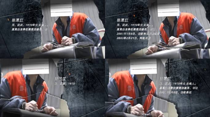 反腐 警示 纪委 嫌疑人介绍 C72