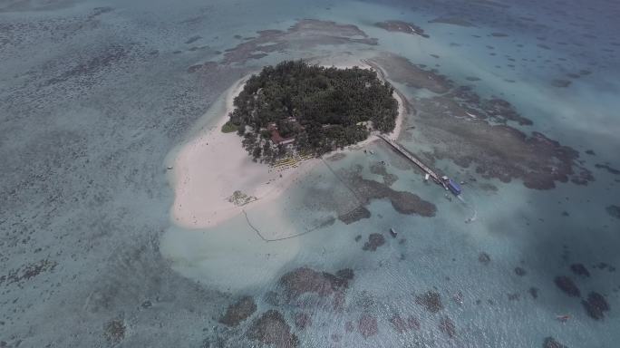 4K美国塞班海岛大海悬崖海浪礁石风光航拍