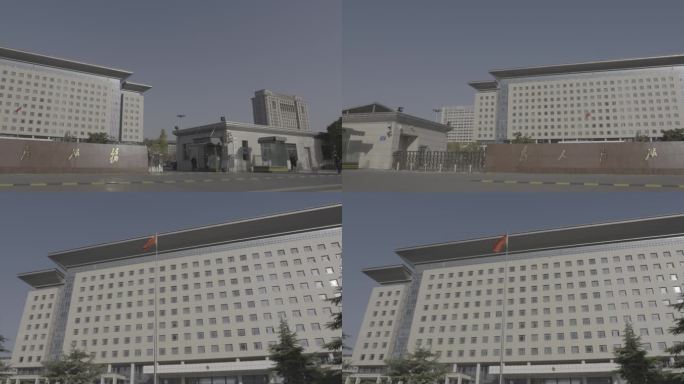 河南省人民政府办公大楼多角度拍摄