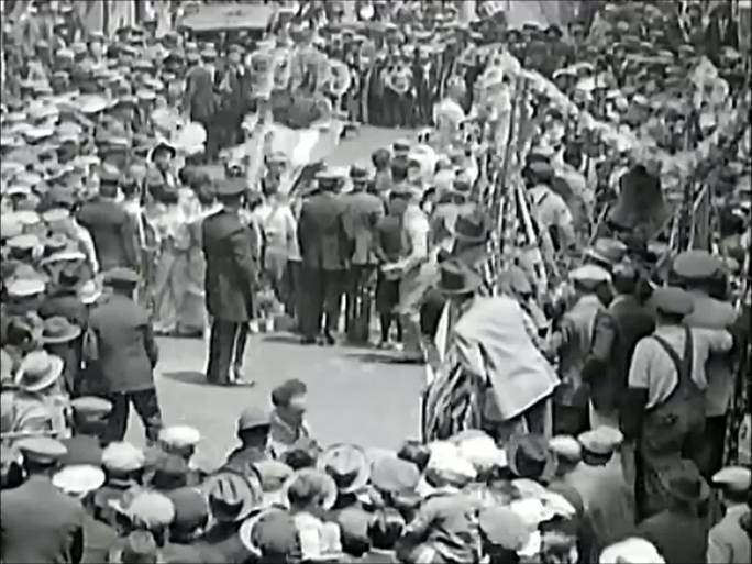 1929年美国旧金山唐人街舞狮