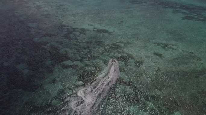 4K美国塞班海岛大海悬崖海浪礁石风光航拍