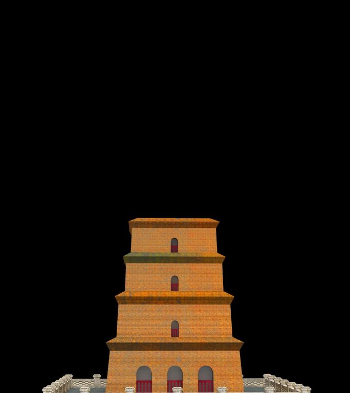 大雁塔 西安 建筑 古建筑  塔 生长