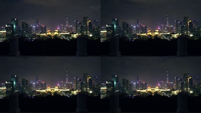 深圳市市民中心建筑群夜景