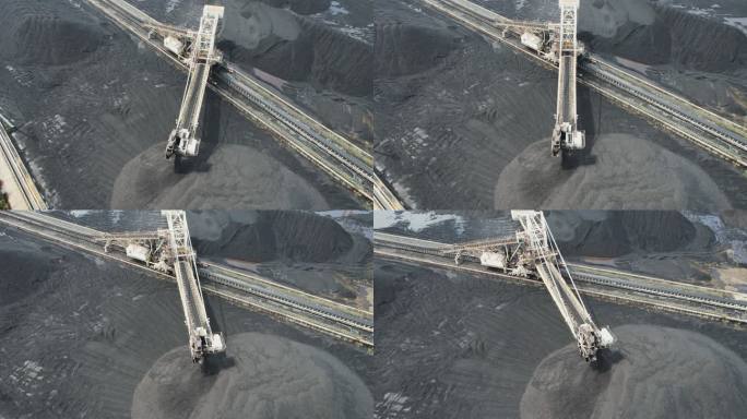 4k大型煤炭运输加工储存厂