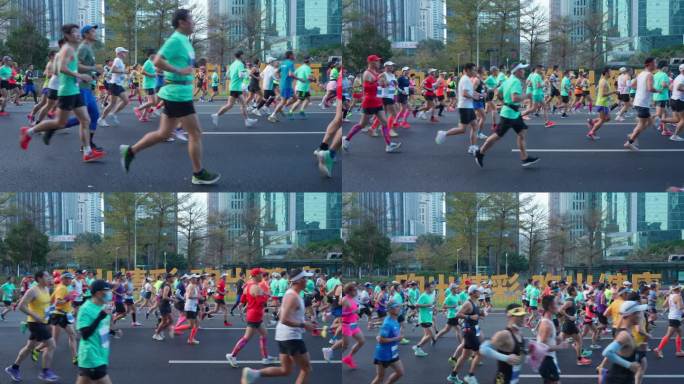 4K正版-深圳马拉松运动跑步的人05