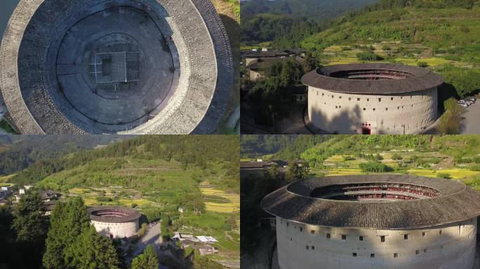 福建土楼裕昌楼村庄客家土楼群