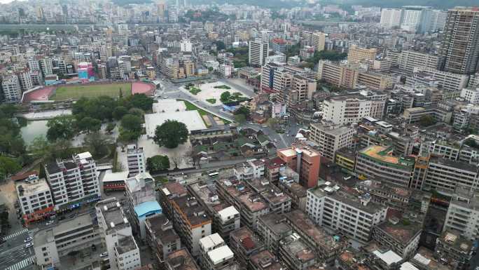 高州冼太庙长距离旋转航拍