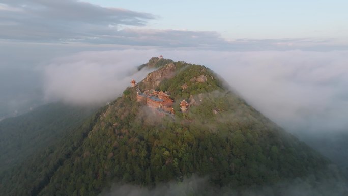 云海缭绕福建泉州市马甲镇仙公山云海4K