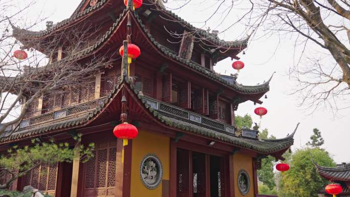 江南禅院建筑 杭州西湖净慈寺