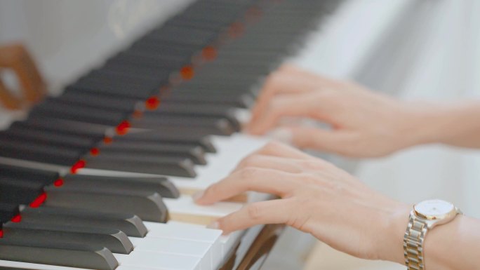 实时 弹唱 钢琴演奏 教学 4K 唯美